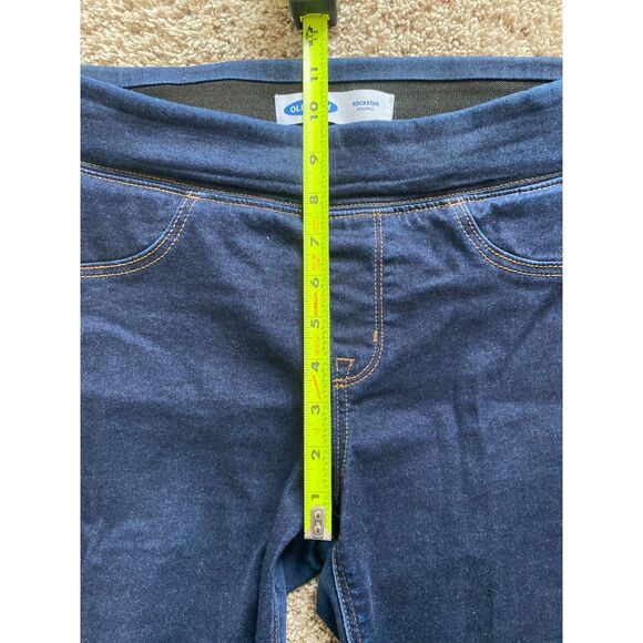 Old Navy Rockstar Jeggings Dark Wash Pull On Jeans Womens 4 Blue - Picture 6 of 7